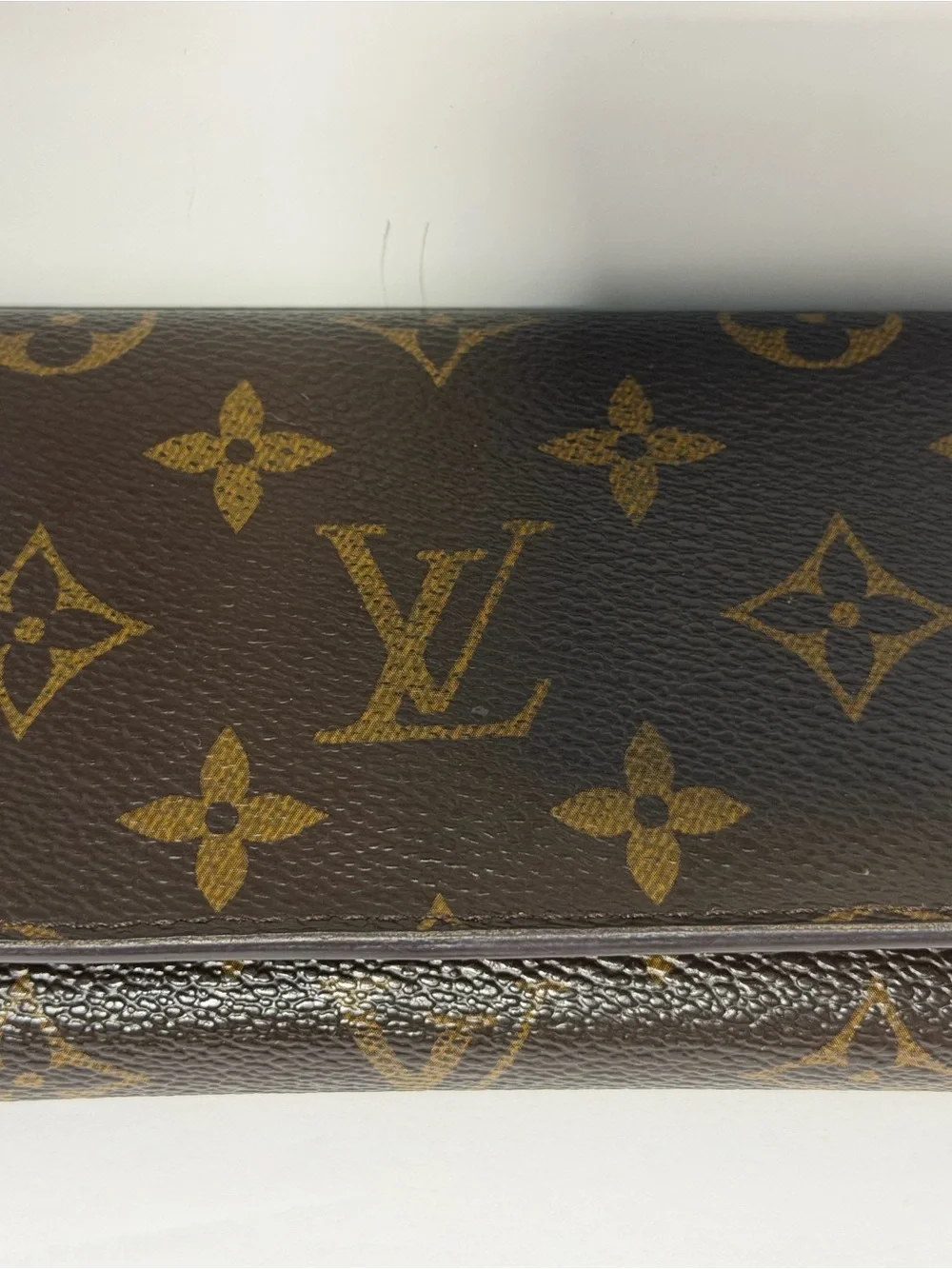 Louis Vuitton Monogram Canvas Long Wallet - Brown and Gold
